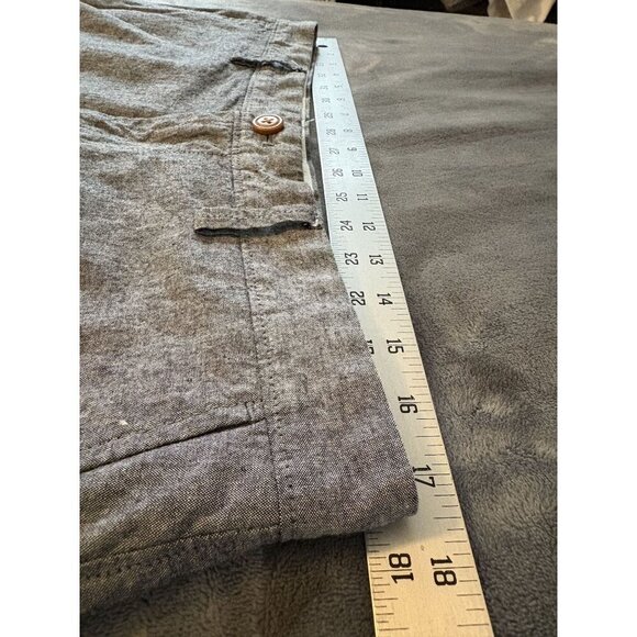 J.Crew Men's Chambray Rivington Shorts 34w Gray Preppy Old Money - Picture 6 of 8